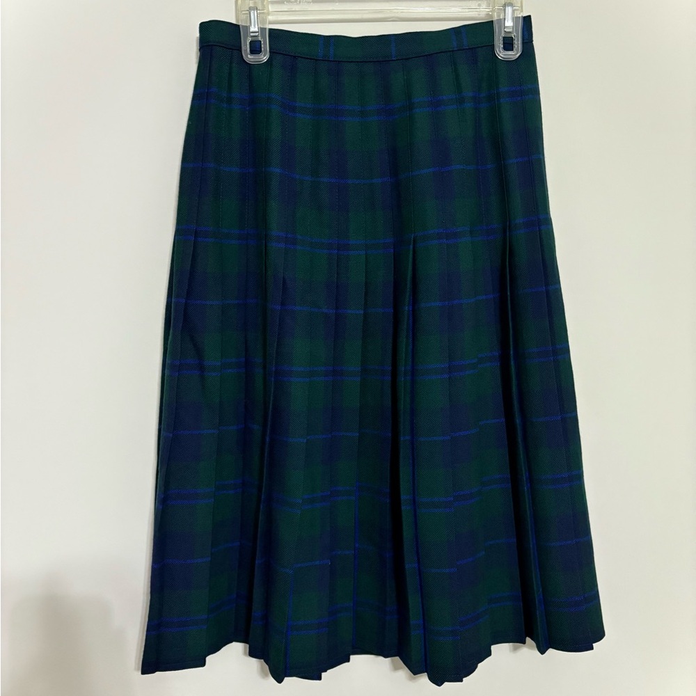 Vintage Wool Pleated Skirt